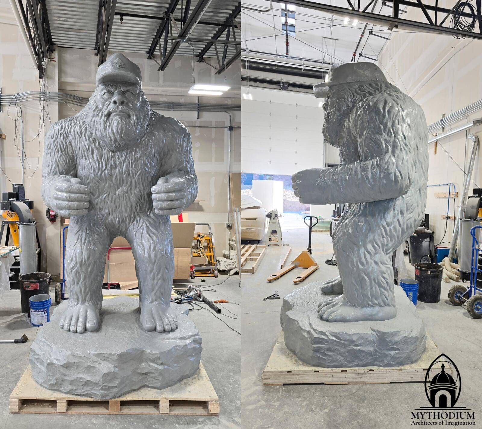 Bigfoot Foam Concrete Sculpture Large Scale Roadside Attraction