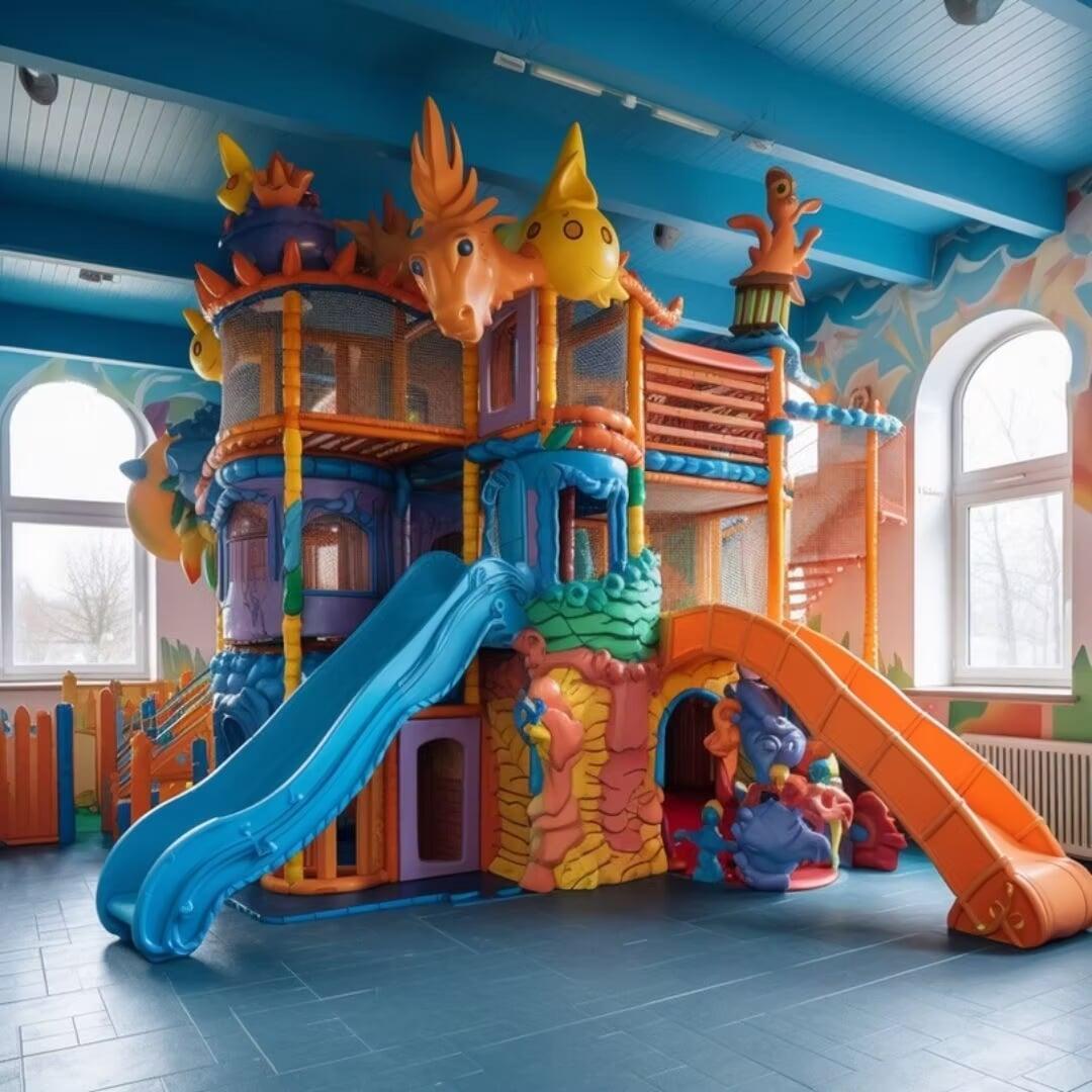 Dinosaur playground concept