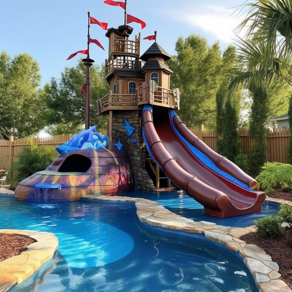 themed environment design playground pirate backyard fun