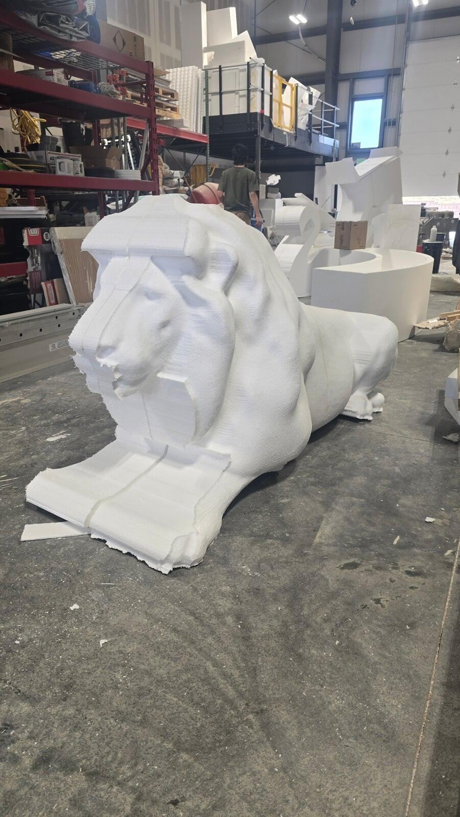 Large Foam Sculpture for Wedding