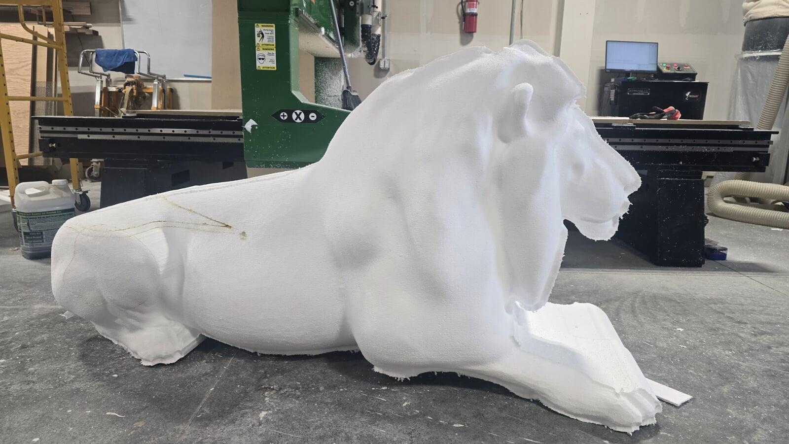 Large Foam Sculpture for Wedding