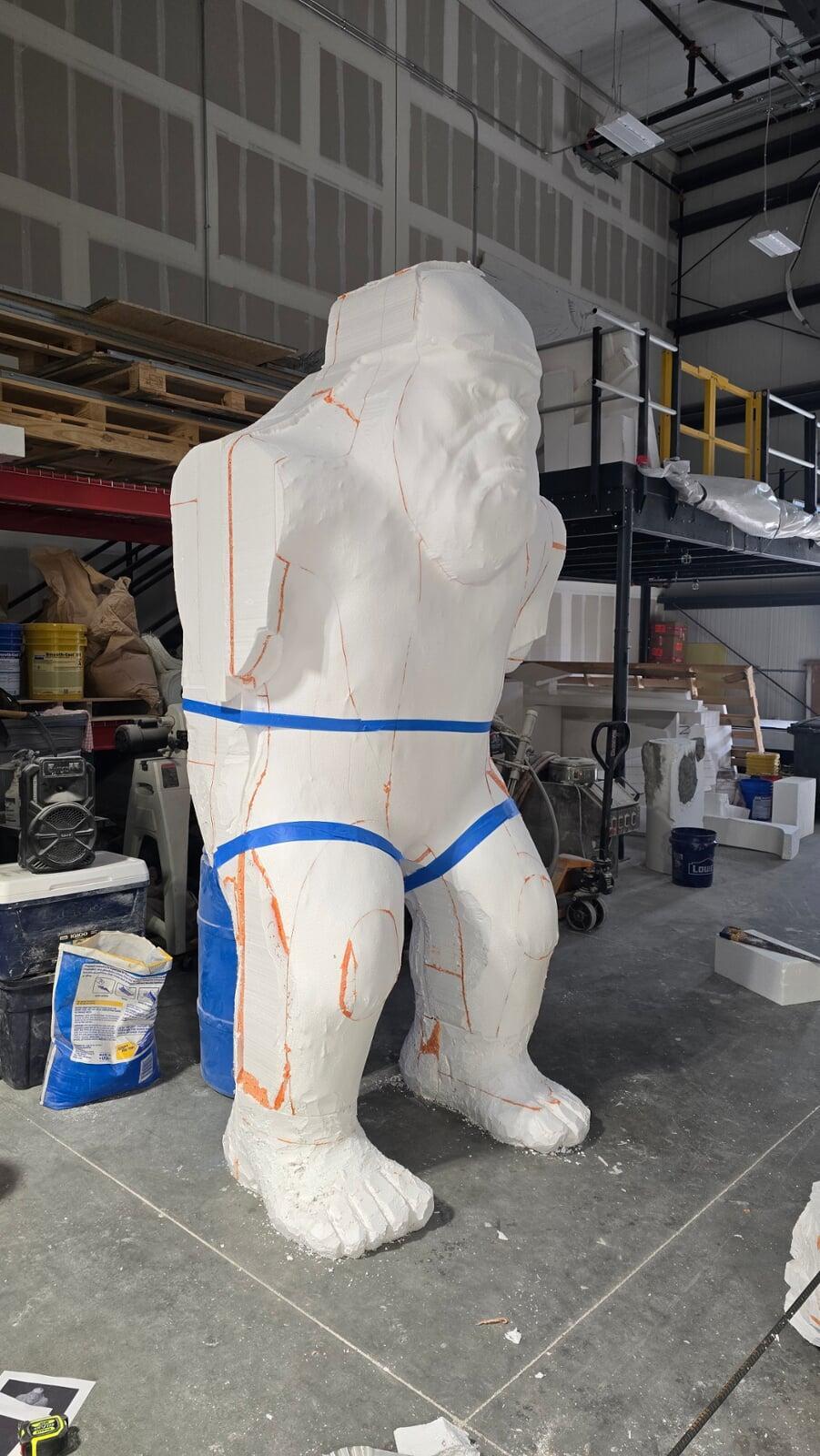 Bigfoot Concrete Roadside Sculpture