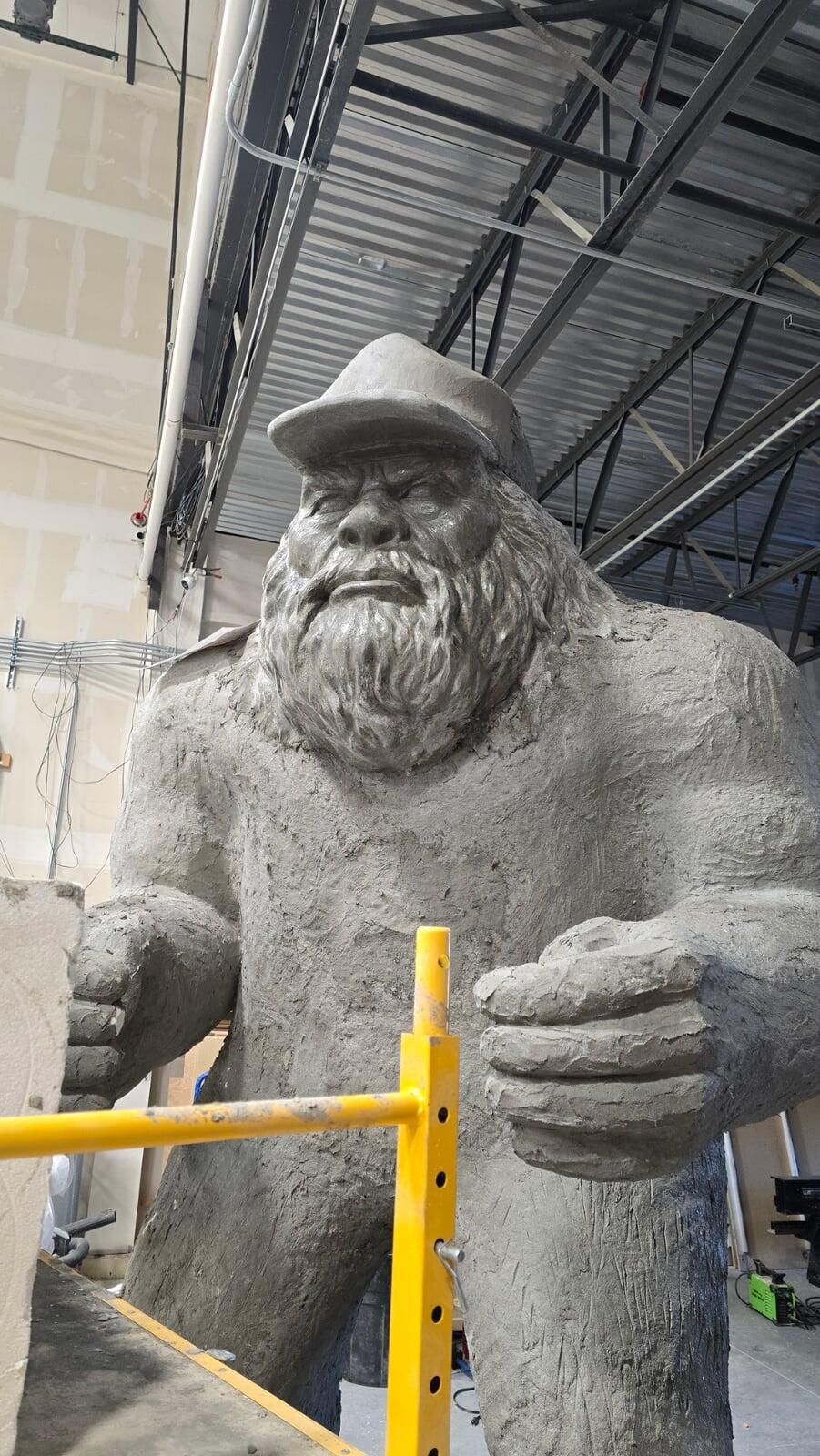 Bigfoot Concrete Roadside Sculpture