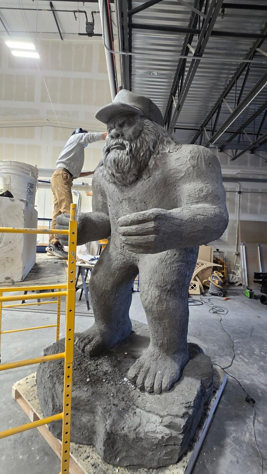 Bigfoot Concrete Roadside Sculpture