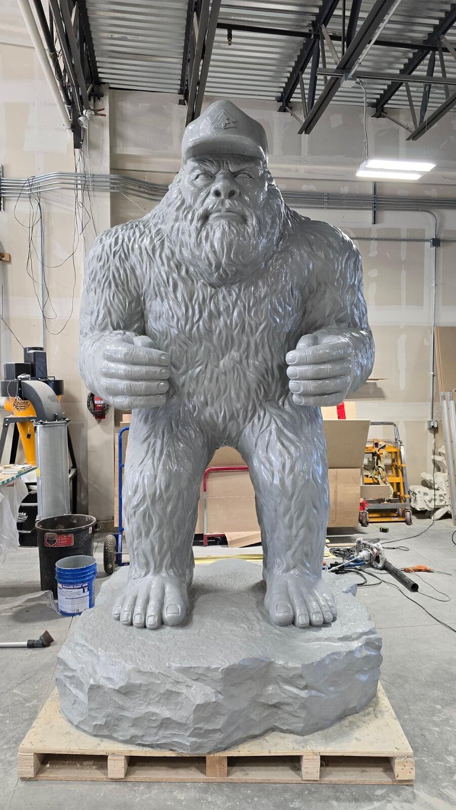 Bigfoot Concrete Roadside Sculpture