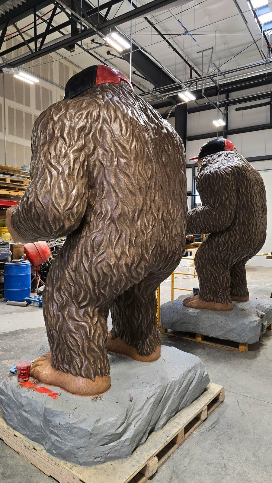 Bigfoot Concrete Roadside Sculpture