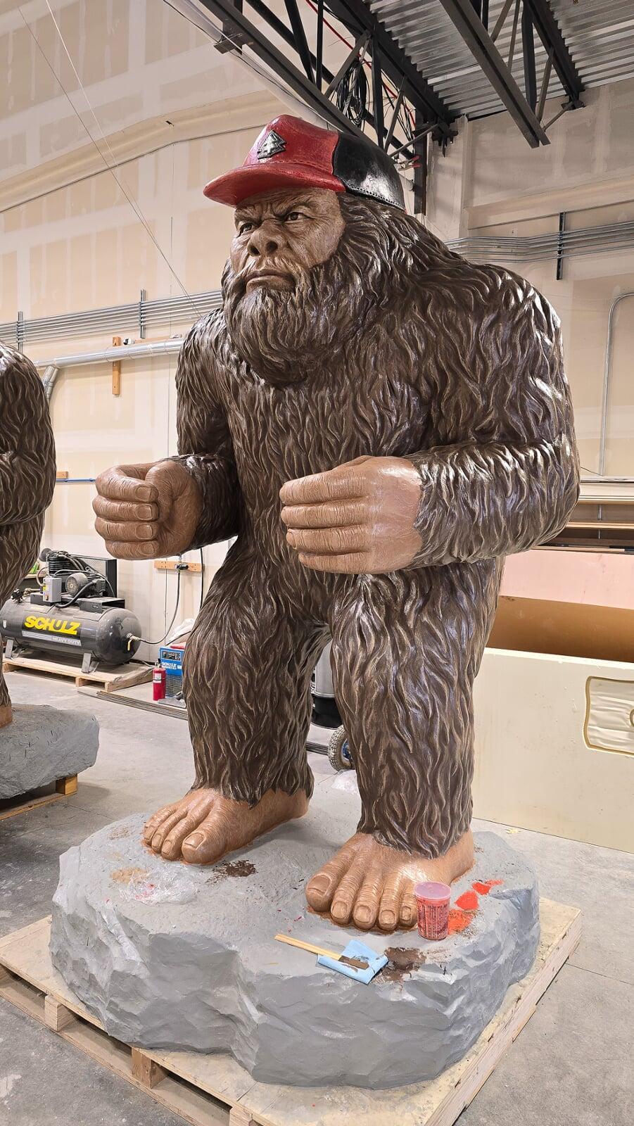 Bigfoot Concrete Roadside Sculpture