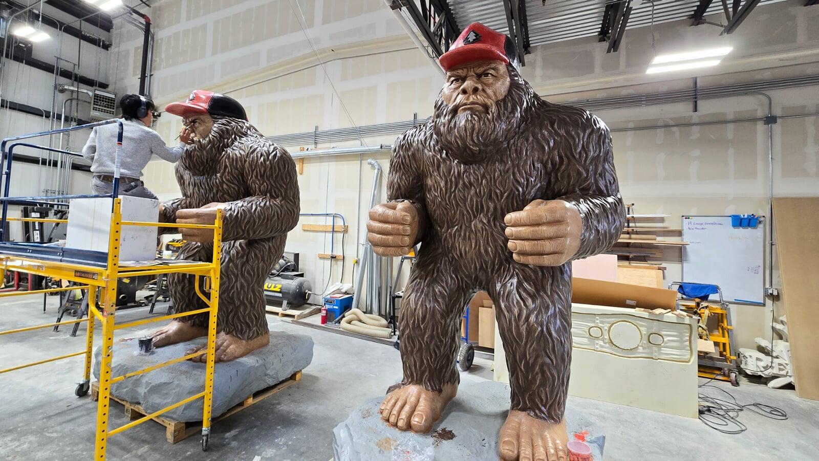 Bigfoot Concrete Roadside Sculpture