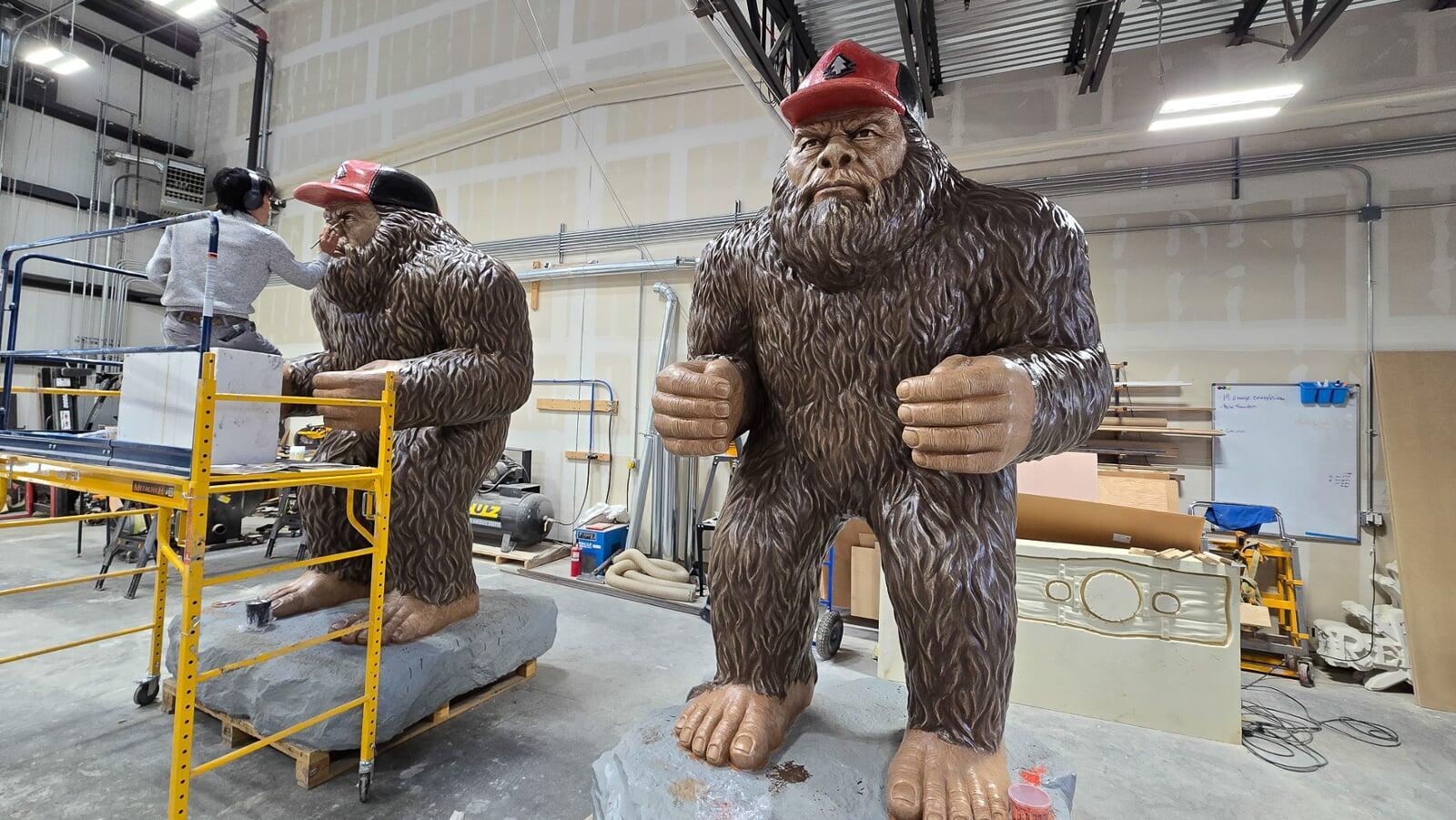 Bigfoot Concrete Roadside Sculpture