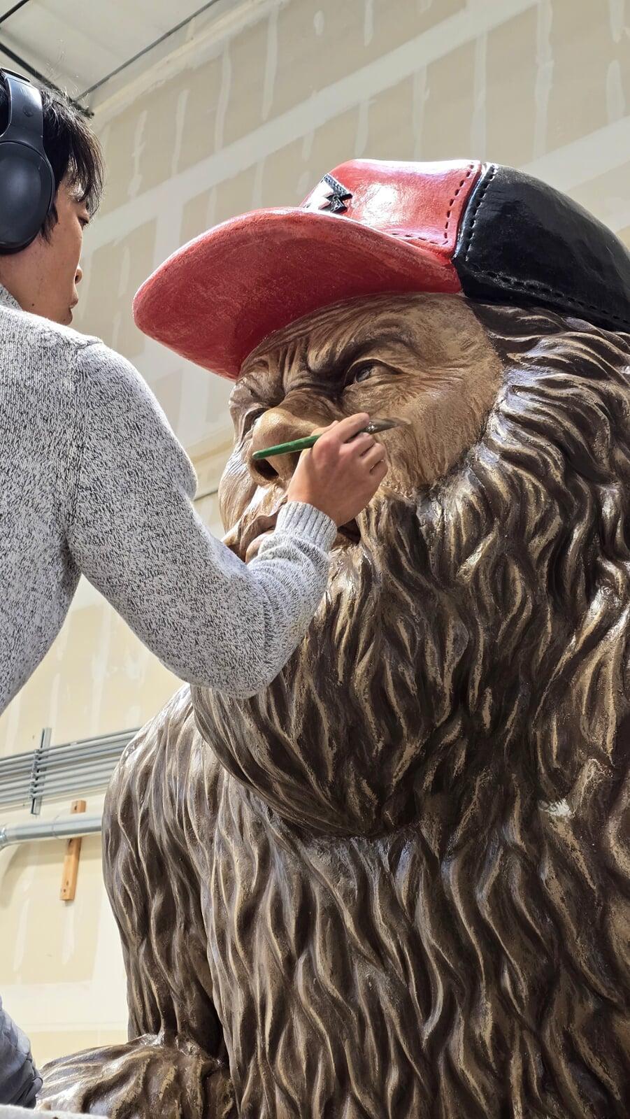 Bigfoot Concrete Roadside Sculpture