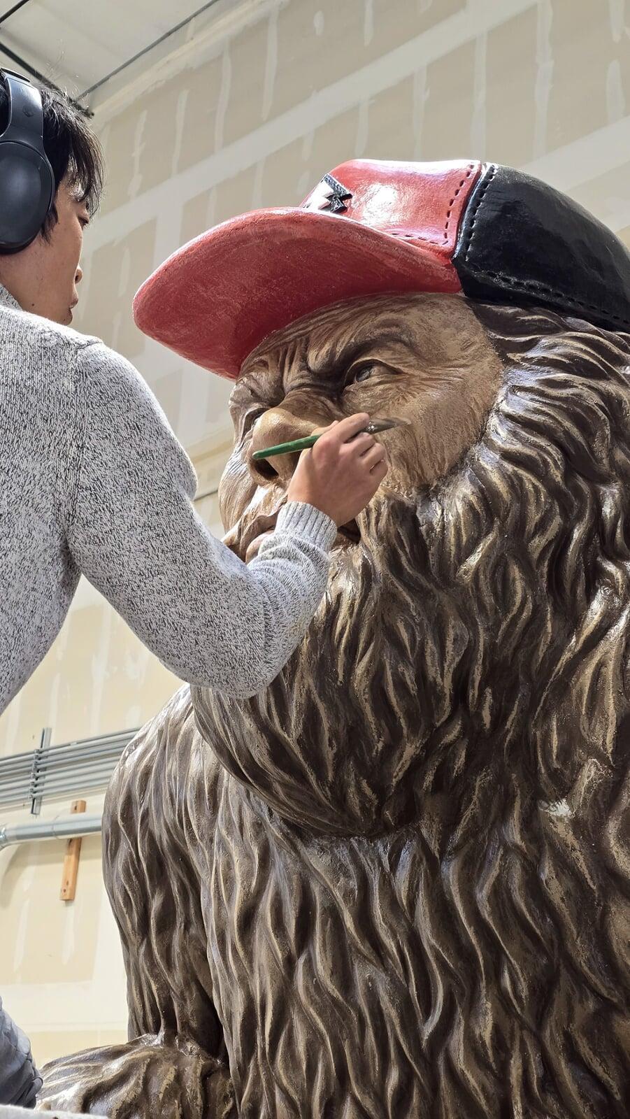 Bigfoot Concrete Roadside Sculpture