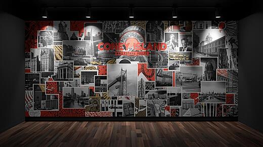 Coney Escape Room Mural Concept Designs