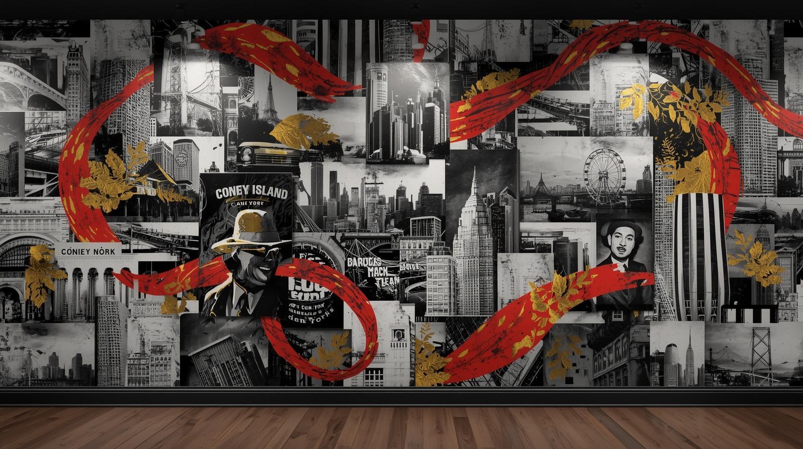Coney Escape Room Mural Concept Designs
