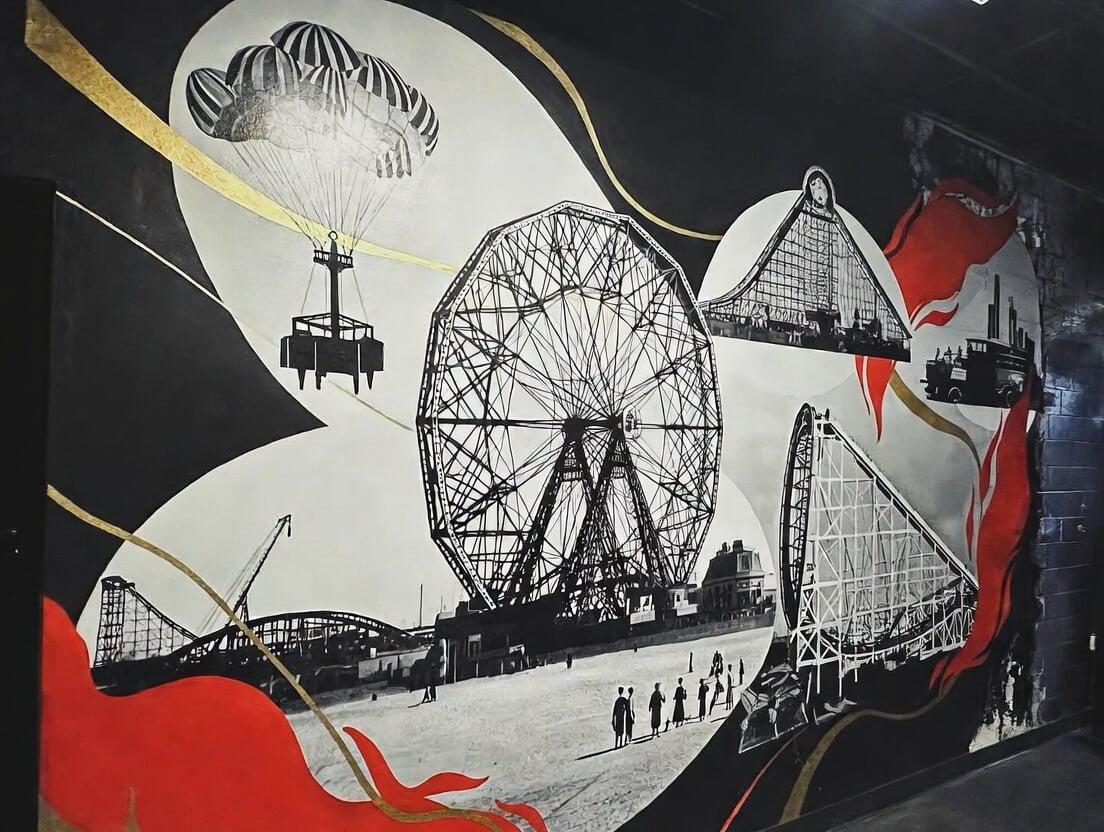 Coney Escape Room Mural Concept Designs