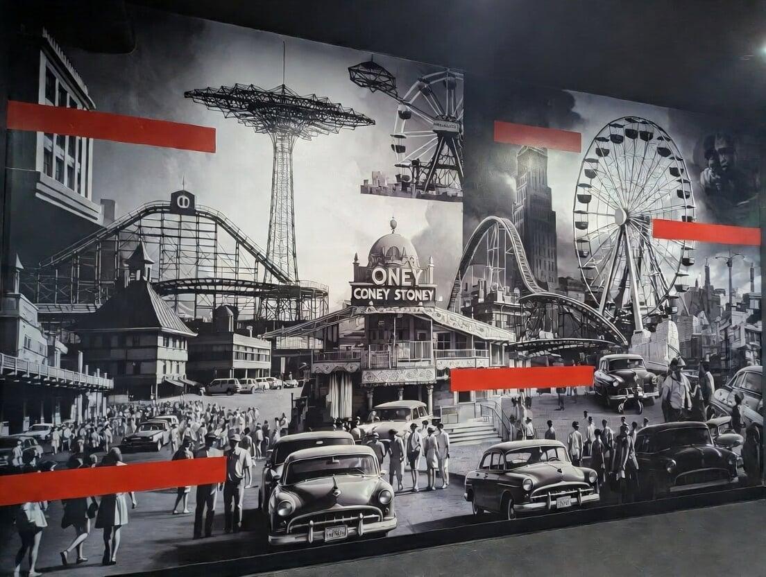 Coney Escape Room Mural Concept Designs