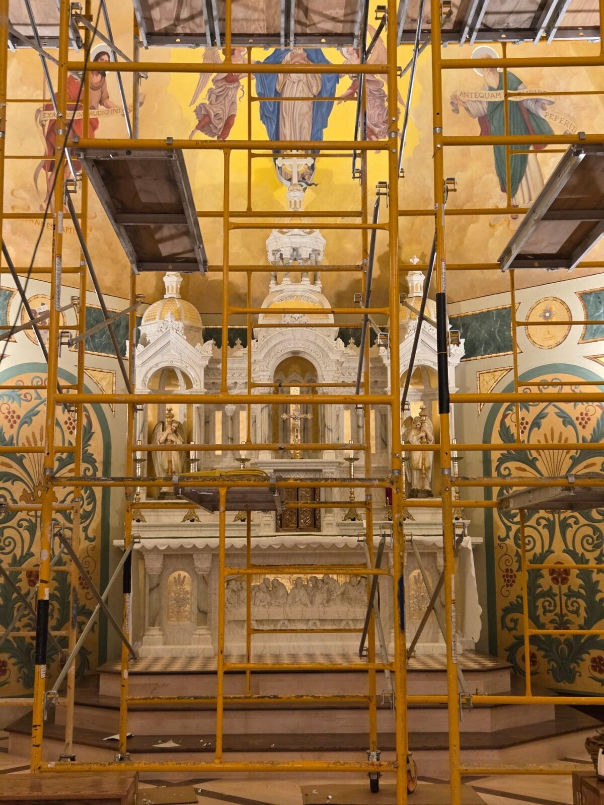 Immaculate Conception Rapid City South Dakota Ceiling Work