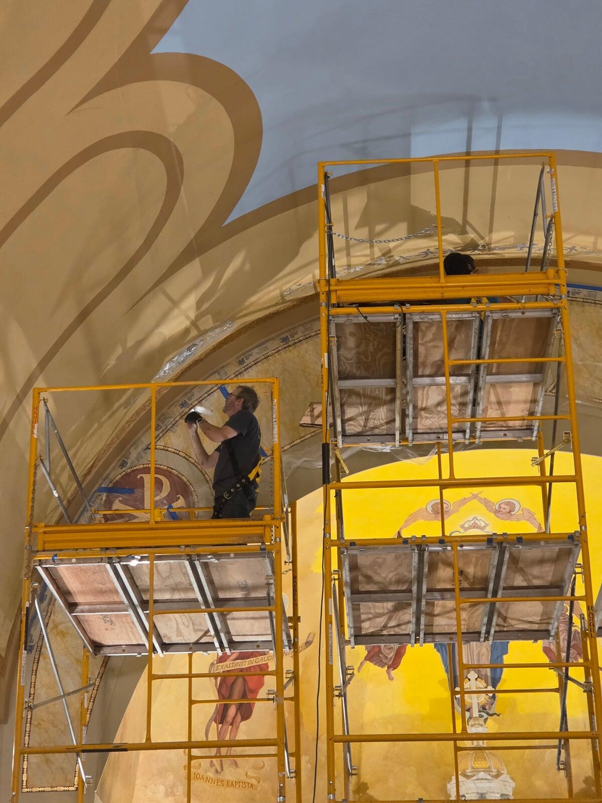 Immaculate Conception Rapid City South Dakota Ceiling Work