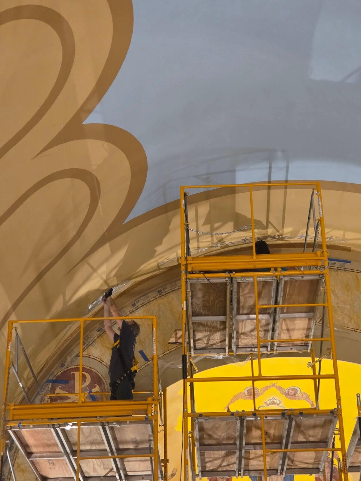 Immaculate Conception Rapid City South Dakota Ceiling Work